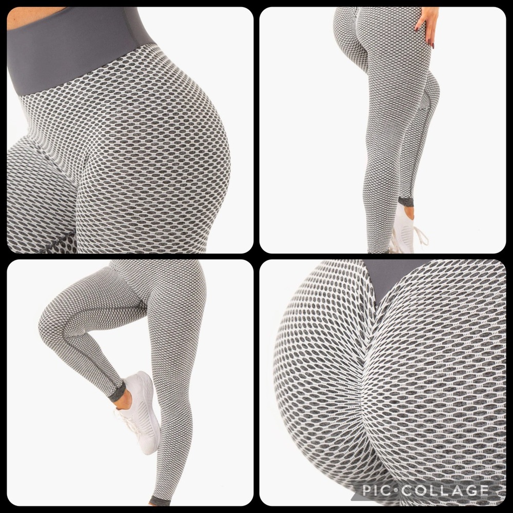 Ryderwear Honeycomb Scrunch Seamless Leggings Sz M